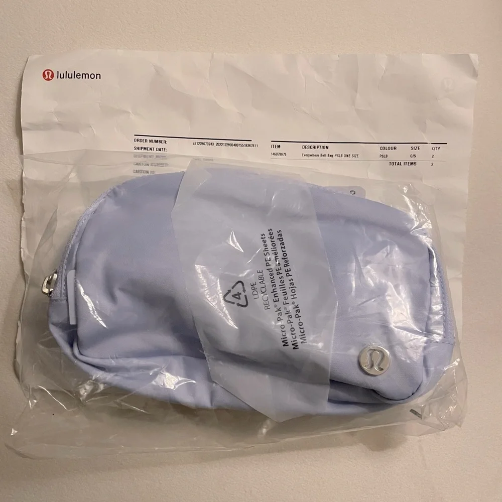 NWT Lululemon Everywhere Belt Bag Pastel Blue - Picture 6 of 10